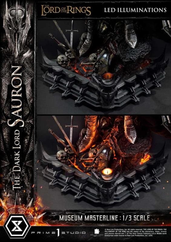 Lord of the Rings Museum Masterline Series Statue 1/3 The Dark Lord Sauron Bonus Version 117 cm 10