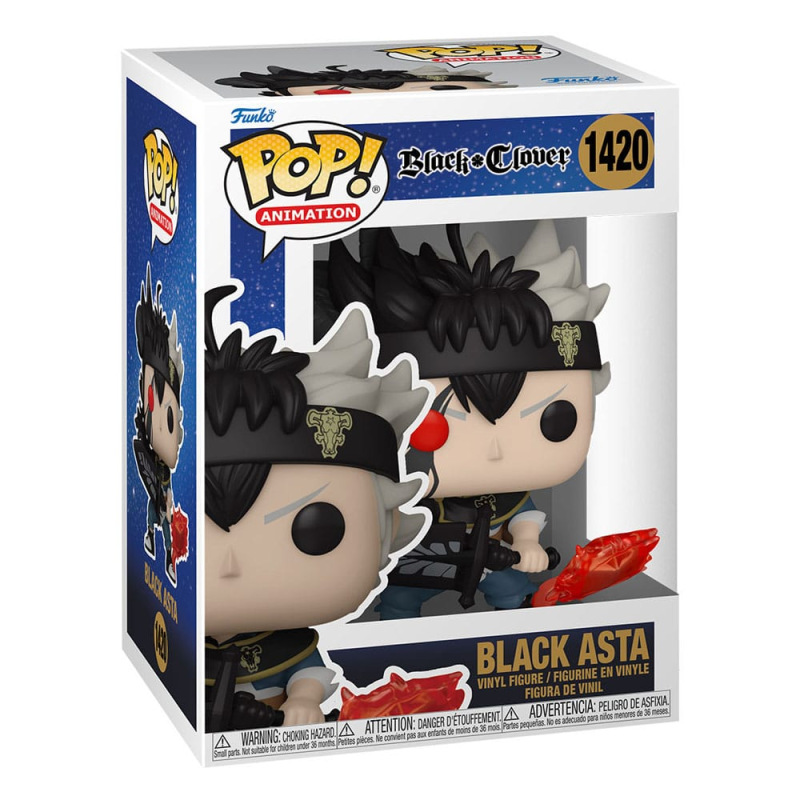 Black Clover POP! Animation Vinyl Figure Black Asta 9 cm 1