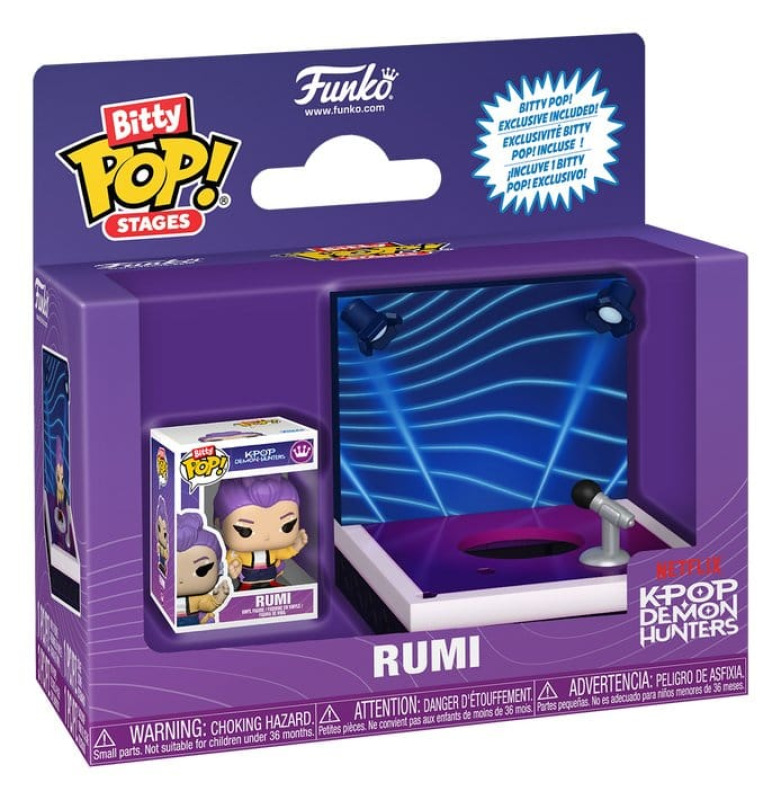 KPop Demon Hunters Bitty POP! Stages Vinyl Figure Rumi 2,5 cm 4