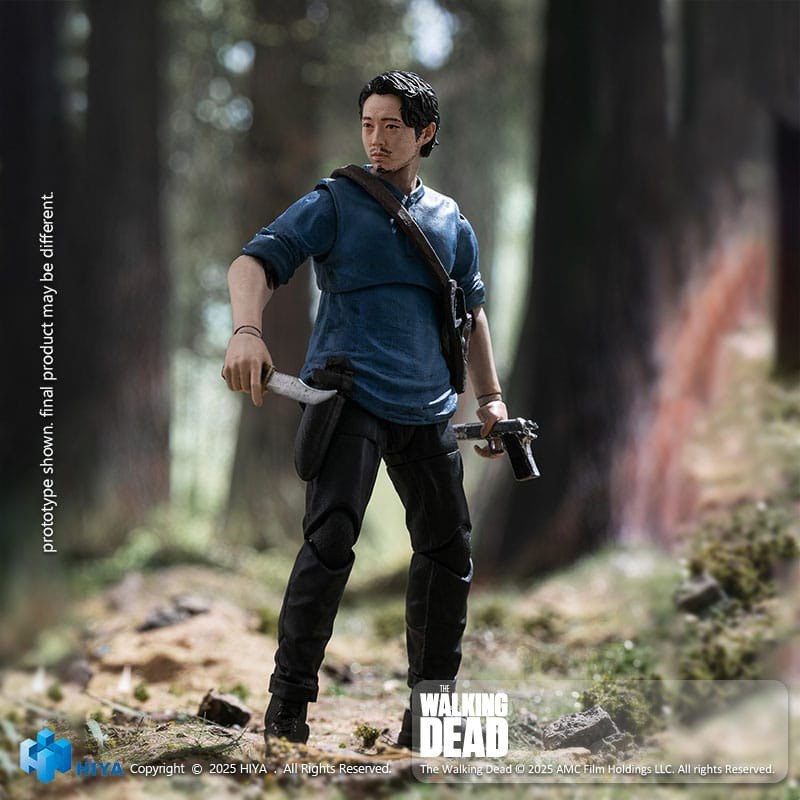 The Walking Dead Exquisite Mini Series Actionfigur 1/18 Glenn 11 cm 4