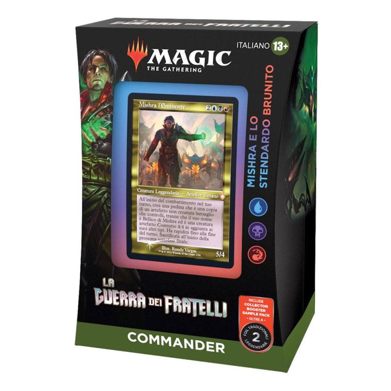 Magic the Gathering La Guerra dei Fratelli Commander Decks Display (4) italian