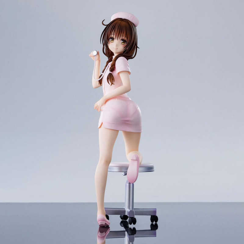 To Love-Ru Darkness Statue PVC Mikan Yuki Nurse Cos 25 cm 1