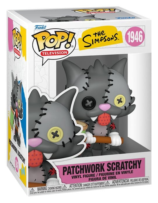 The Simpsons POP! Animation Vinyl Figure Scratchy Patchwork 9 cm 1