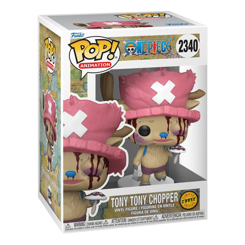 One Piece POP! Animation Vinyl Figures Chopper w/Chase 9 cm Assortment (6) 3