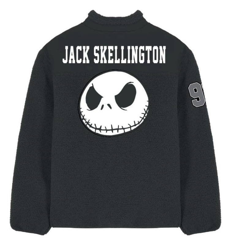 The Nightmare Before Christmas Jack Skellington Sherpa Jacket Size M 2