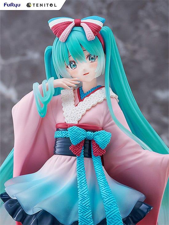 Hatsune Miku Statue Neo Tokyo Series Kimono 22 cm 10