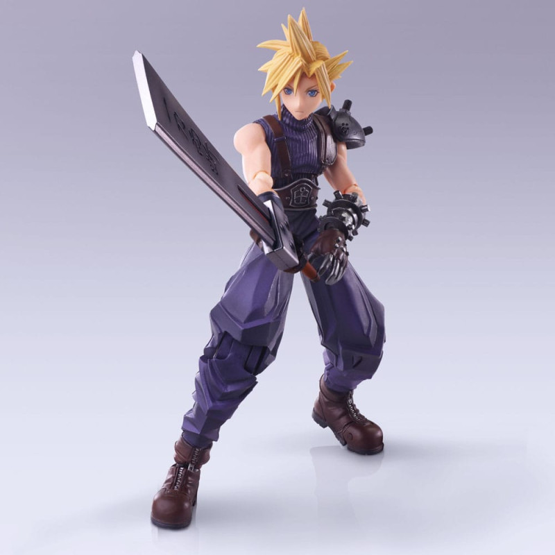 Final Fantasy VII Bring Arts Action Figure Cloud Strife Hardedge Ver. 15 cm 4
