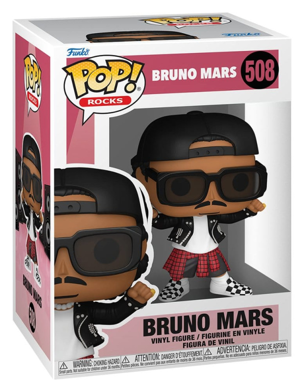 Bruno Mars POP! Rocks Vinyl Figure (APT.) 9 cm 1