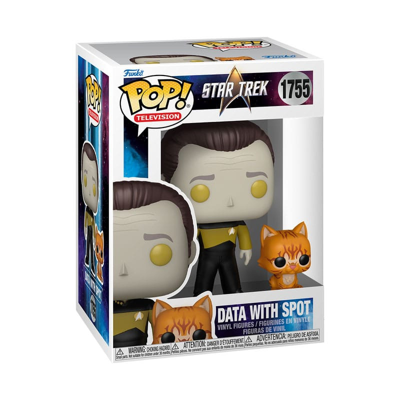 Star Trek POP!&Buddy TV Vinyl Figure STNXTGen- Data w/spot 9 cm 1