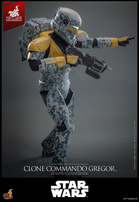 Star Wars: The Clone Wars Action Figure 1/6 Clone Commando Gregor Hot Toys Exclusive 30 cm 6
