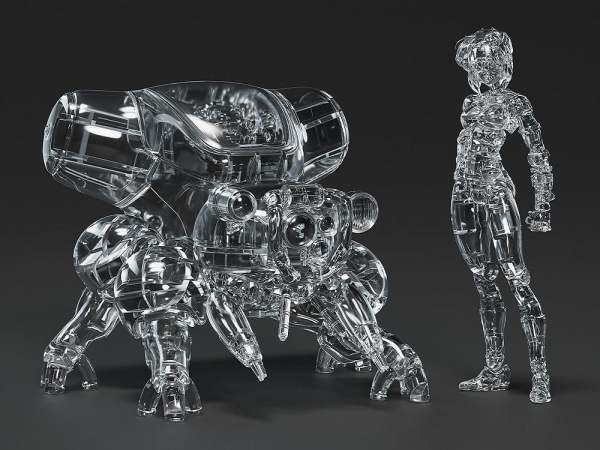 Ghost in the Shell PLAMAX minimum factory Plastic Model Kit Motoko Kusanagi with Fuchikoma: Thermopt 1