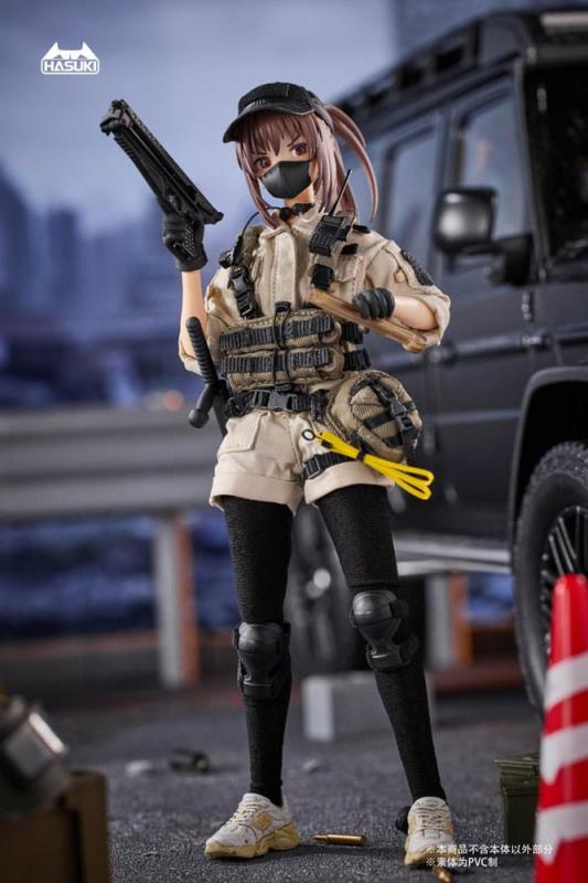 Pocket Art Action Action Figure 1/12 PA006 Reizei Hiyo the Security 15 cm