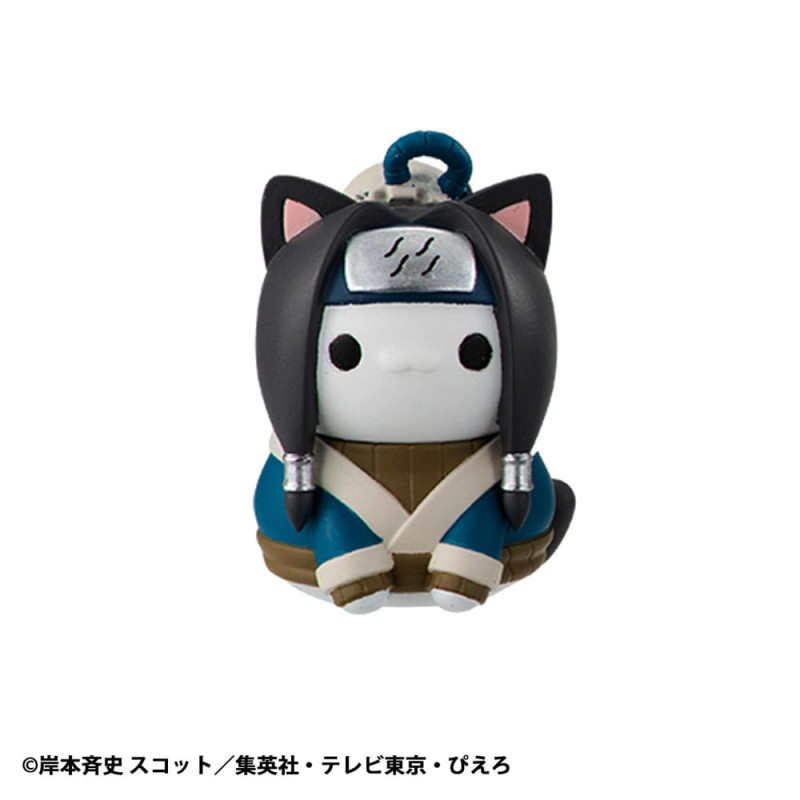 Naruto Shippuden Mega Cat Project Nyaruto! Trading Figures Come here Sasuke-kun 3 cm Assortment (8) 8