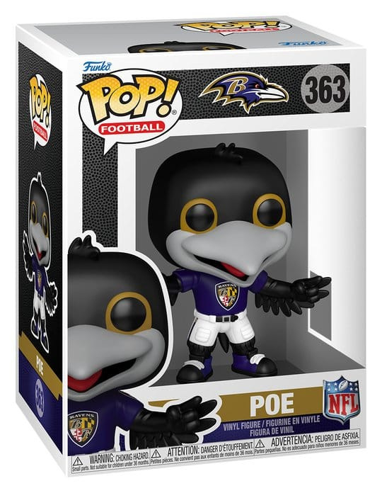 NFL POP! Vinyl Figure Mascots: Ravens- Poe 9 cm 1