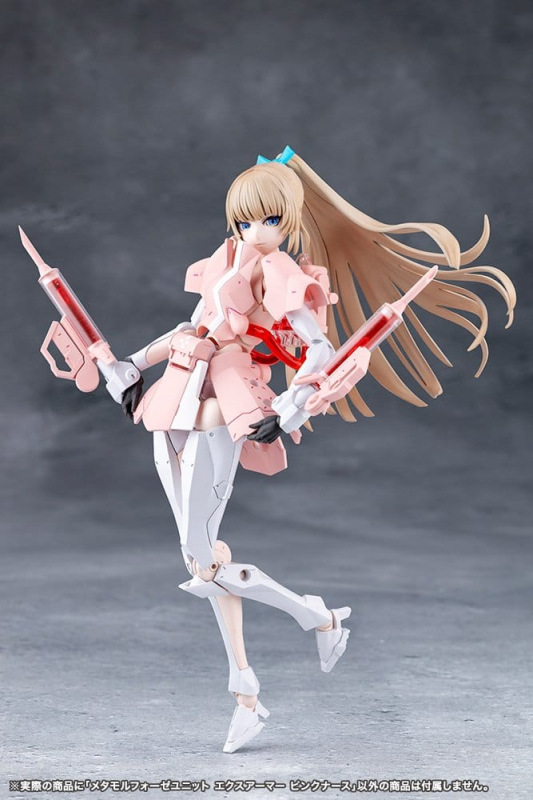 Megalomaria Unlimited Universe Plastic Model Kit Accessory Set Metamorphose Unit Exarmor Pink Nurse 9