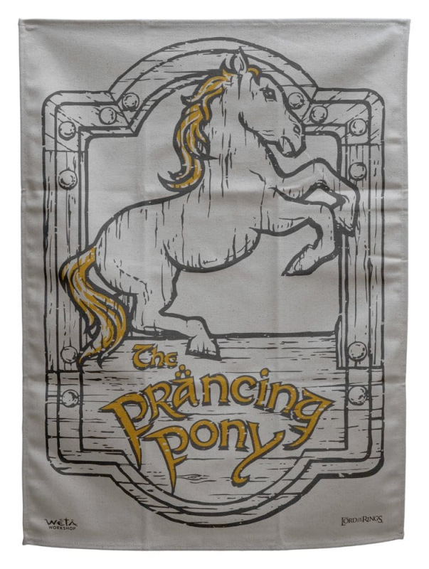 Lord of the Rings Tea Towel 2-Pack Green Dragon & Prancing Pony 69 cm 2