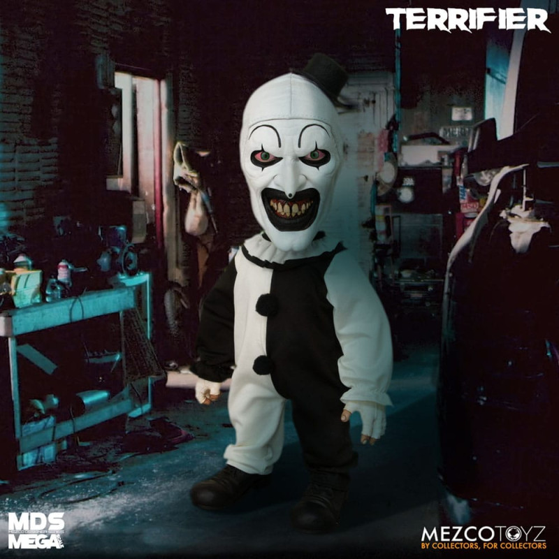 Terrifier MDS Mega Scale Plush Doll Art the Clown with Sound 38 cm 8