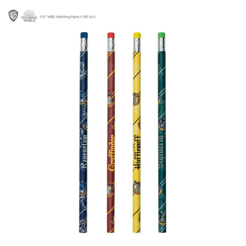 Harry Potter 6-Piece Stationery Set Hogwarts Houses