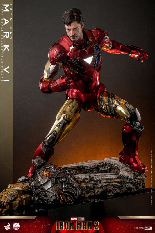 Iron Man 2 Action Figure 1/4 Iron Man Mark VI 48 cm 8