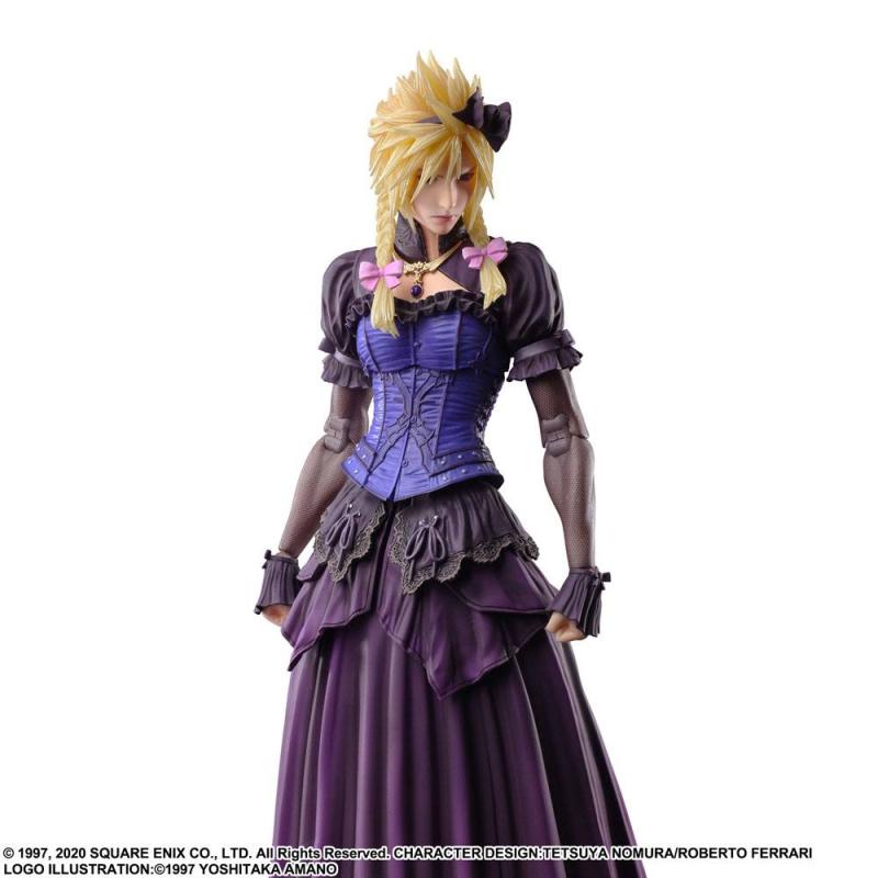 Final Fantasy VII Remake Play Arts Kai Action Figure Cloud Strife Dress Ver. 28 cm 3