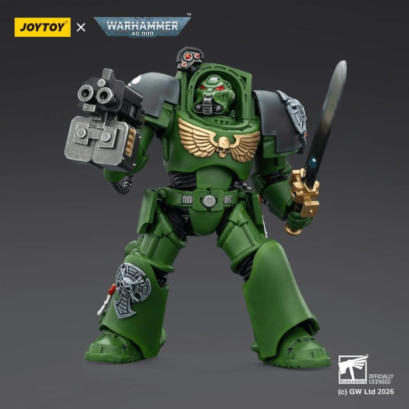 Warhammer 40,000 Action Figure Salamanders Terminator 1 with Power Sword and Storm Bolter 14 cm 2