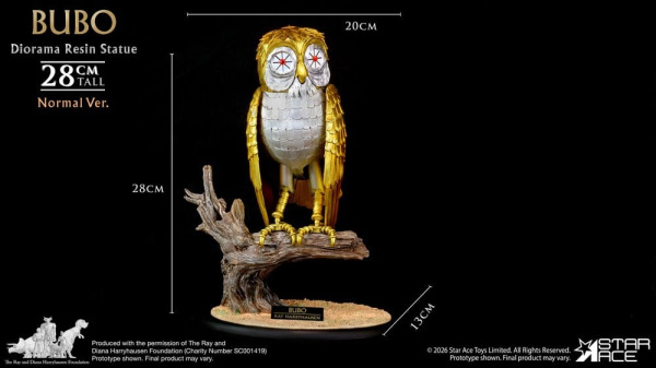 Ray Harryhausens Diorama Resin Statue Bubo Normal Ver. 28 cm 4