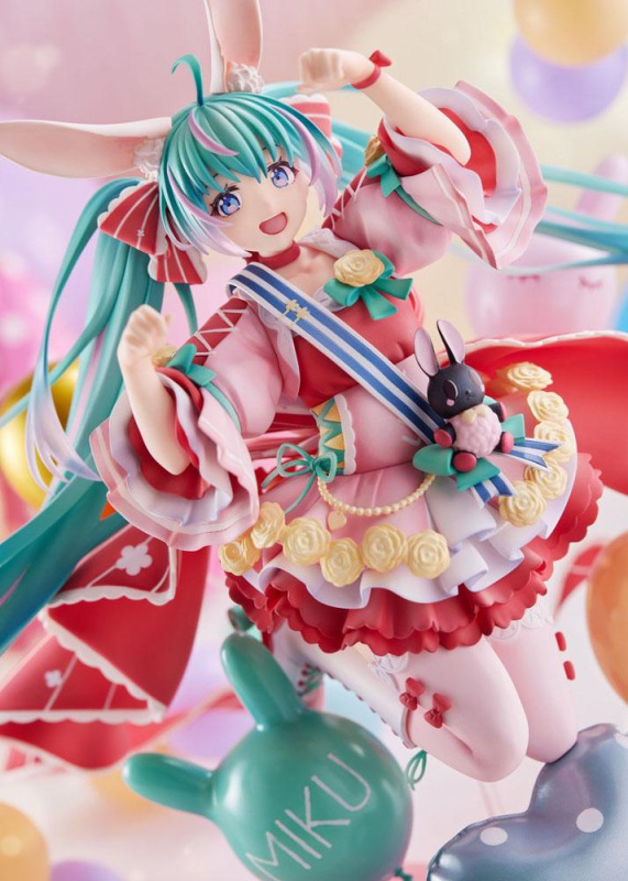 Miku Hatsune PVC Statue 1/7 Miku Hatsune Birthday 2021 (Pretty Rabbit Ver.) by Spiritale 21 cm 2