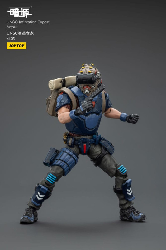 UNSC Dark Source Action Figur Infiltration Expert Arthur 7 cm 5