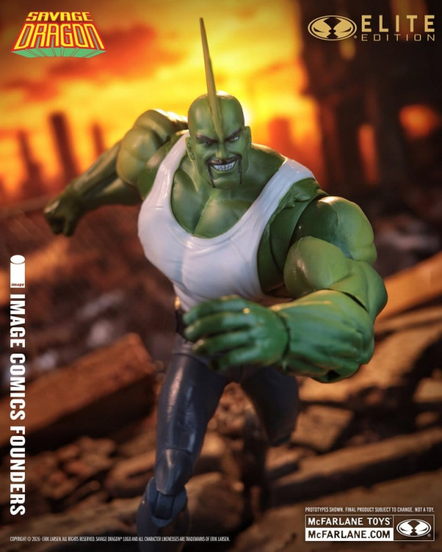Savage Dragon Image Comics Founders Series McFarlane Elite Edition Action Figure Dragon 20 cm 10
