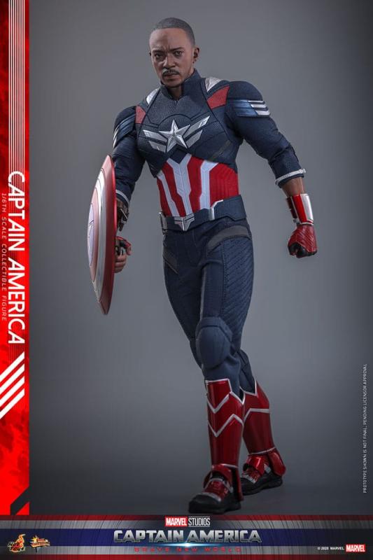 Captain America: Brave New World Movie Masterpiece Action Figure 1/6 Captain America 30 cm 6