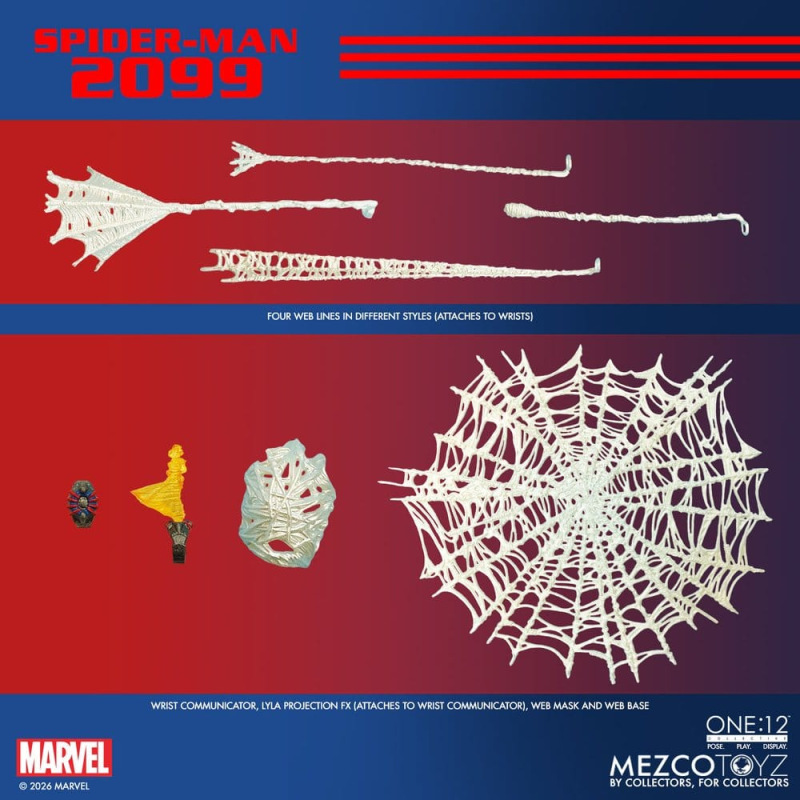 Marvel Comics One:12 Collective Action Figure 1/12 Spider-Man 2099 17 cm 13