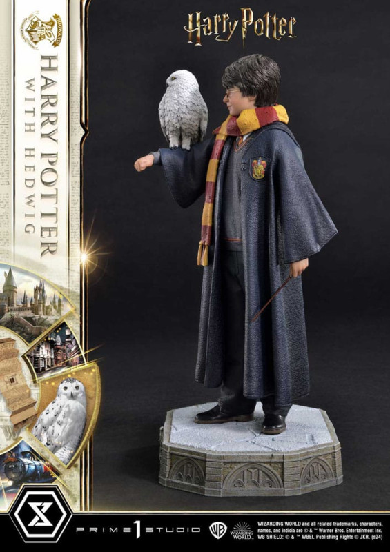 Harry Potter Prime Collectibles Statue 1/6 Harry Potter with Hedwig 28 cm 5