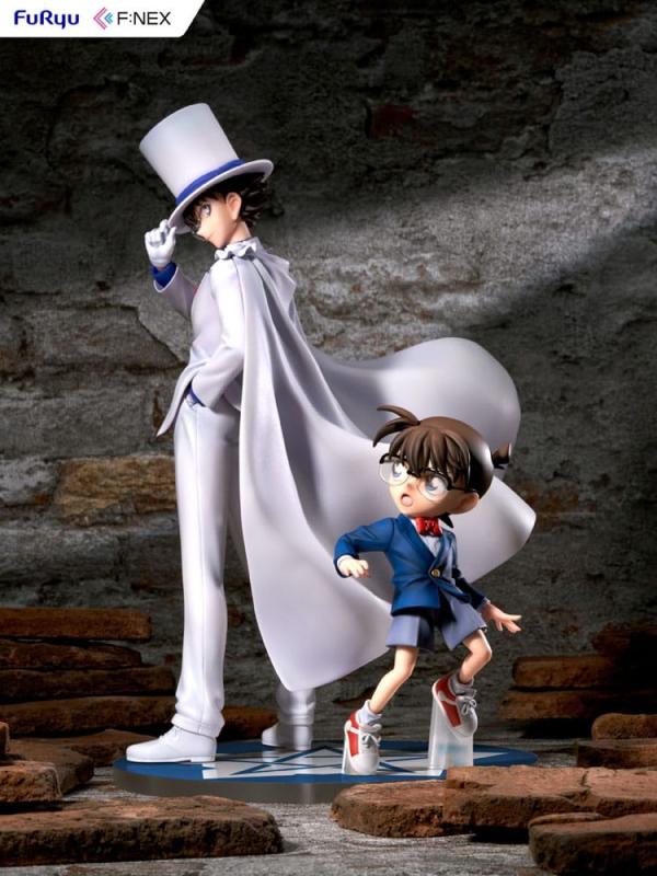 Case Closed F:NEX PVC Statue 1/7 Conan Edogawa & Kid the Phantom Thief 29 cm