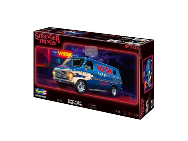 Stranger Things Model Kit 1/25 Squawk Van 21 cm 9