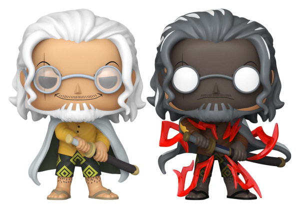 One Piece POP! Animation Vinyl Figures Silvers Rayleigh with Chase Exclusive 9 cm Assortment (6)