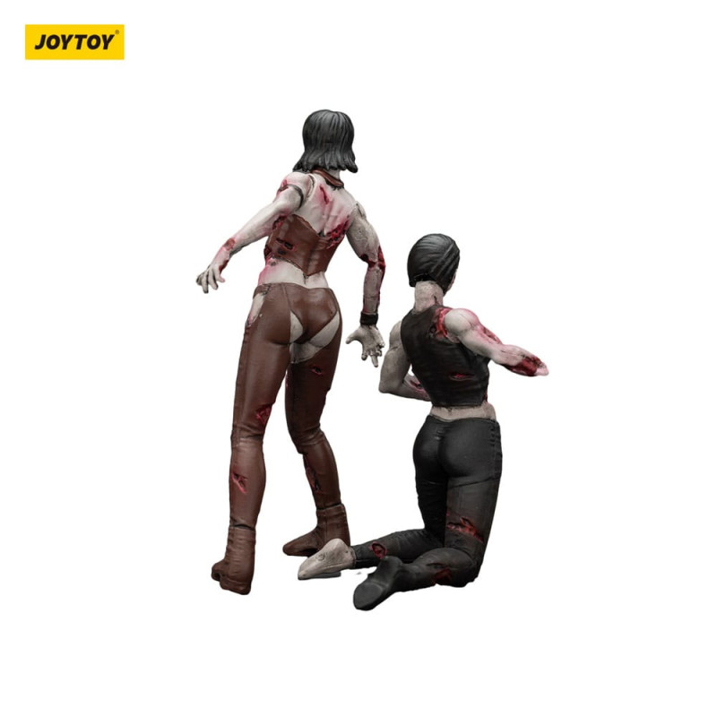 Zombie Dark Source Action Figures 2-Pack Female wrestlers 8 cm 6