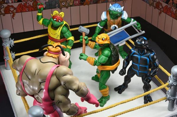 Teenage Mutant Ninja Turtles (Archie Comics) Action Figures 4-Pack Stump Wrestling Turtles 18 cm