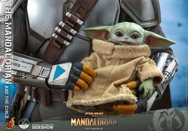 Star Wars The Mandalorian: The Mandalorian & The Child - Figure 2Pack 1/4 - Hot Toys