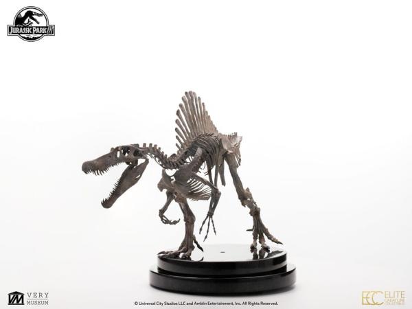 Jurassic Park III ECC Elite Creature Line Statue 1/24 Spinosaurus Skeleton Bronze 27 cm 3