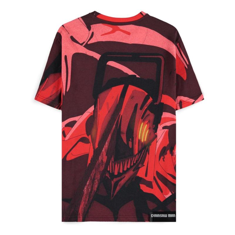 Chainsaw Man T-Shirt Rage all Over Size S