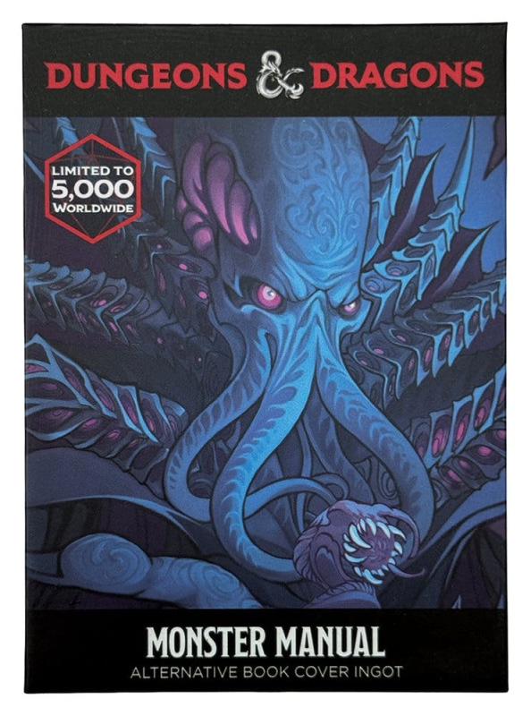 Dungeons & Dragons Ingot Monster Manual Alternate Cover Limited Edition 3