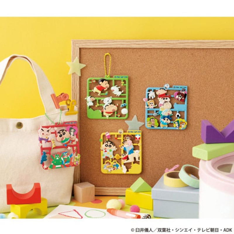 Crayon Shin-chan Plat Collection Keychain Assortment Vol. 2 (4) 5