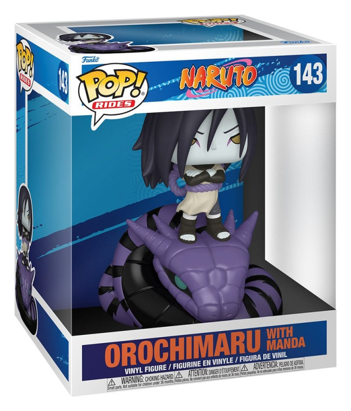 Naruto Classic POP! Rides Vinyl Figure Orochi + Manda 15 cm 1