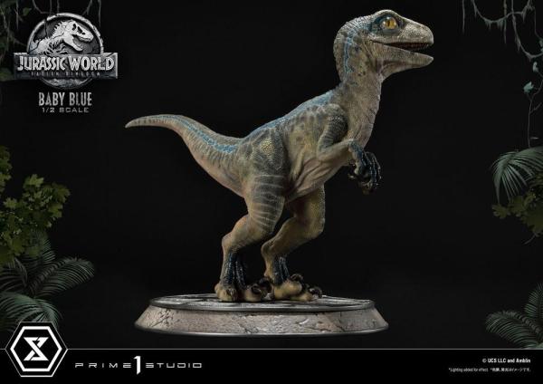 Jurassic World: Fallen Kingdom Prime Collectibles Statue 1/2 Baby Blue 34 cm