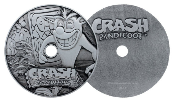 Crash Bandicoot Replica Metal CD-ROM Collectible Limited Edition 11 cm 3
