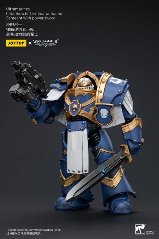 Warhammer The Horus Heresy Action Figure 1/18 Ultramarines Cataphractii Terminator Squad Sergeant wi 1