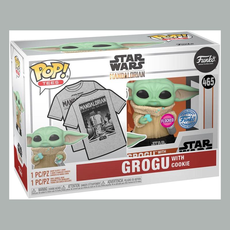 Star Wars The Mandalorian POP! & Tee Box Grogu Cookie Size S