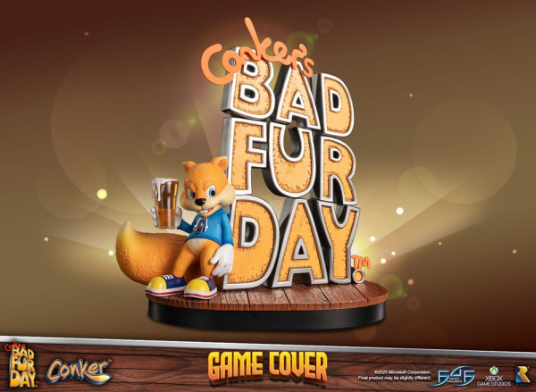 Conker´s Bad Fur Day Statue Game Cover Exclusive Edition 45 cm 2