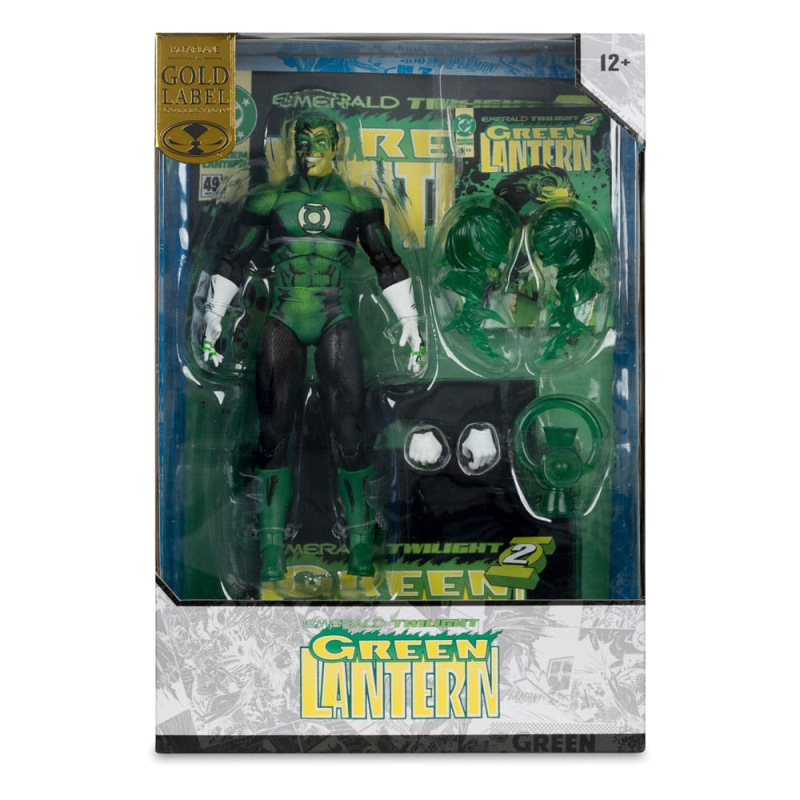 DC Multiverse McFarlane Cover Recreations Action Figure Green Lantern (Emerald Twilight) (Gold Label 8