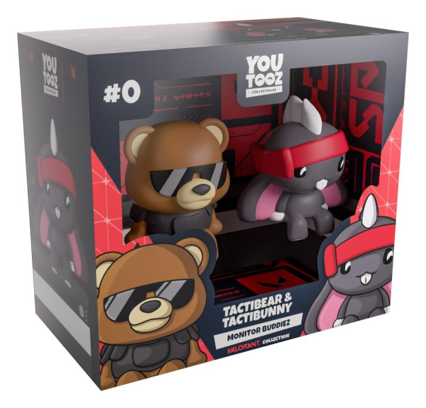 Valorant Vinyl Figures TactiBear & TactiBunny 6 cm 3